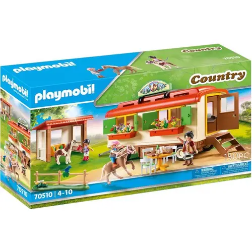 Ponycamp overnatningsvogn - PL70510 - PLAYMOBIL Country