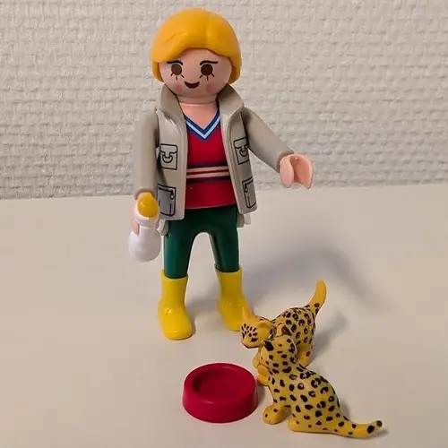 PLAYMOBIL dyrepasser med leopardunger