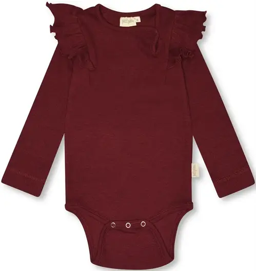 Petit Piao Body Frill Modal Dark Cherry