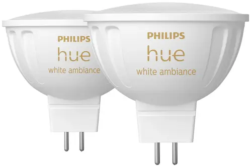 Philips Hue WA MR16 LED-pære 5,1W GU5.3 2pk