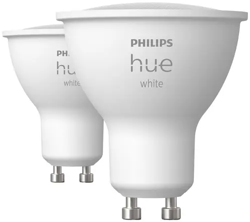 Philips Hue LED-pære GU10 4,2W (2-pak)