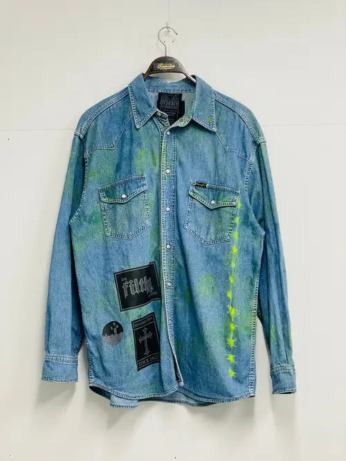 UPCYCLED DENIM SHIRT #2