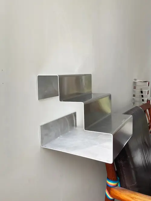 ALUMINIUM STAIR SHELF - hang up with screws