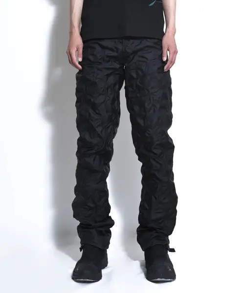 VEIN PANTS BLACK - 2