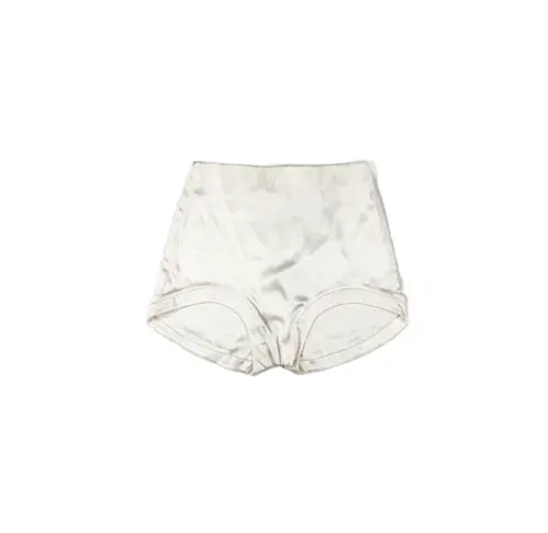 LA PERLA PEARL WHITE SILK BRIEFS