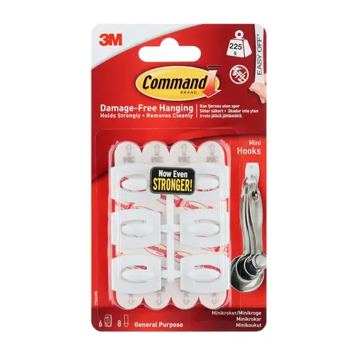 3M Command Minikroge, 6 stk