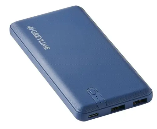 GreyLime OCEAN 10.000 mAh powerbank, Deep Blue