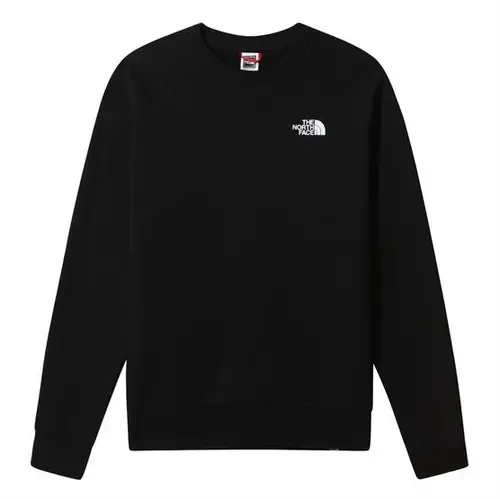 The North Face Mens Raglan Redbox Crew, Black