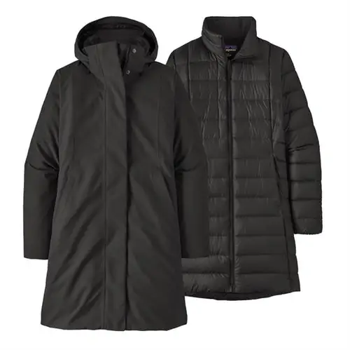 Patagonia Womens Tres 3-in-1 Parka, Black