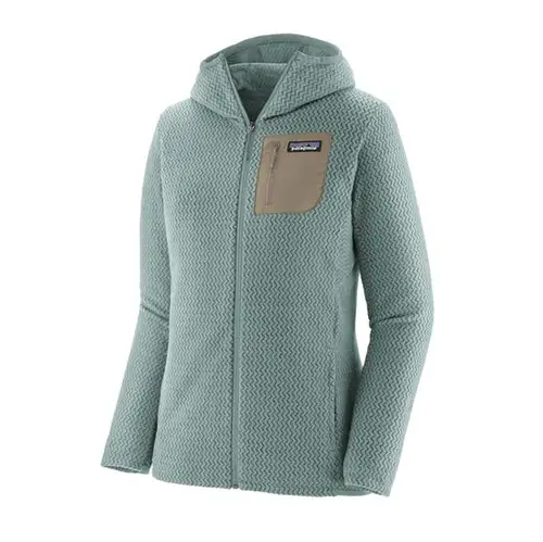 Patagonia Womens R1 Air Full-Zip Hoody, Thermal Blue