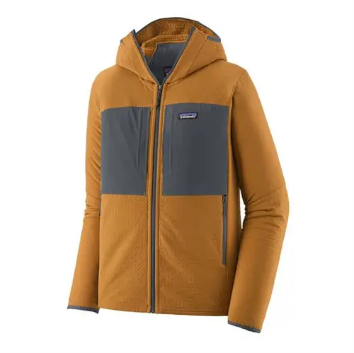 Patagonia Mens R2 TechFace Hoody, Raptor Brown