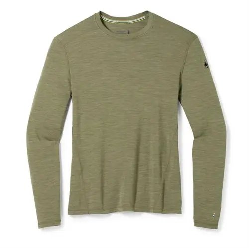 Smartwool Mens Thermal Merino Base Layer Crew, Winter Moss