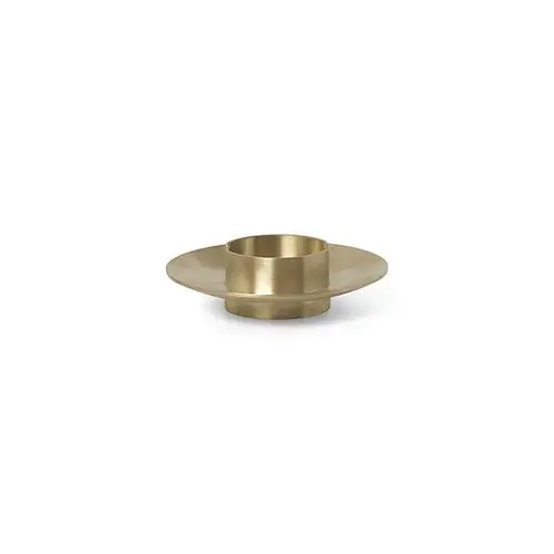 Ferm Living Block lysestage - Brass