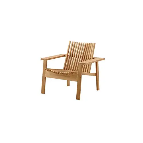 Cane-Line Amaze loungestol - teak - Stabelbar