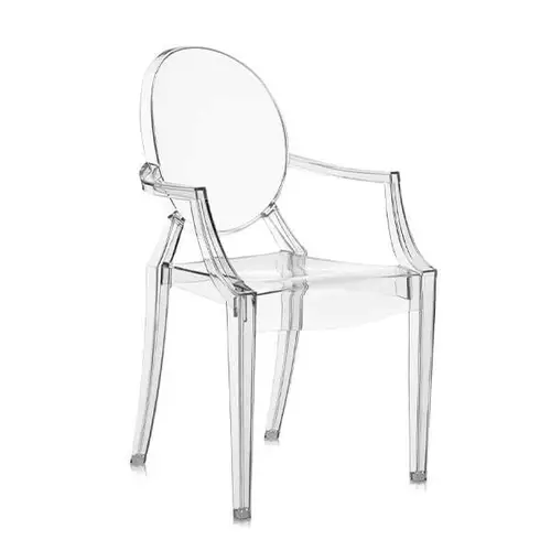 Kartell Louis Ghost spisebordsstol - krystal