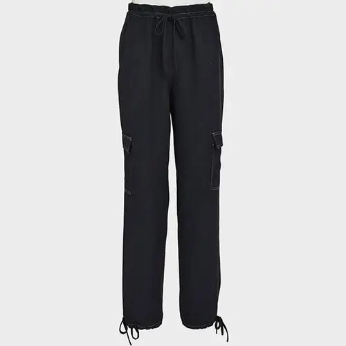 Minus Auriana hight waisted cargo pant - Black