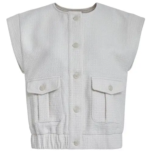 Minus Avana boucle vest - Light birch