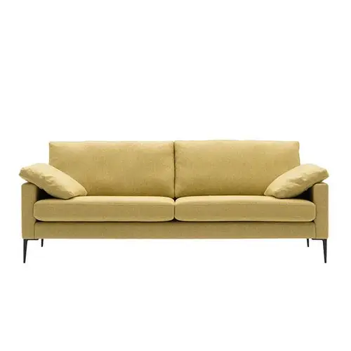 Nielaus Handy 3 pers. sofa - Richwool stof og sorte metalben