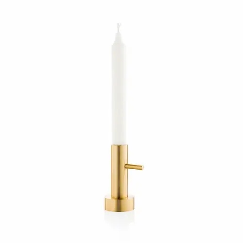 Fritz Hansen Lysestage Single Brass  H10,5 cm