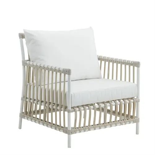 Sika-Design Caroline Lænestol Inkl. Hynder -  Dove White