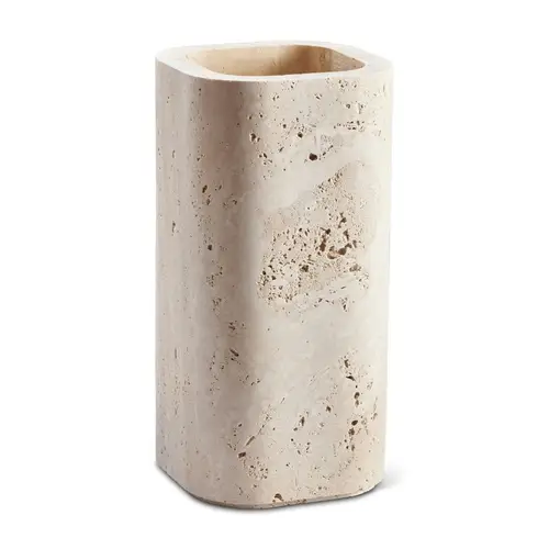 Wabi Sabi Siv Travertin Vase 15x30 cm