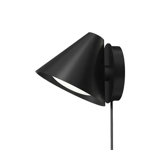 Louis Poulsen Keglen Væglampe Black  8.5W LED 3000K