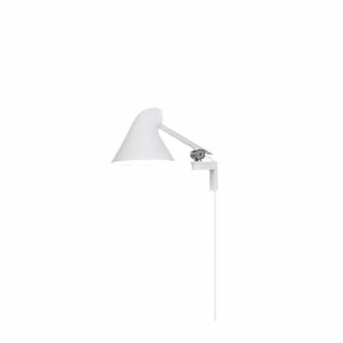 Louis Poulsen NJP Væglampe 10W LED 3000K  Kort Arm White