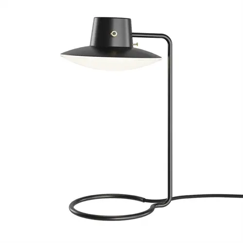 Louis Poulsen AJ Oxford Bordlampe Høj - Metal Sort/Opal