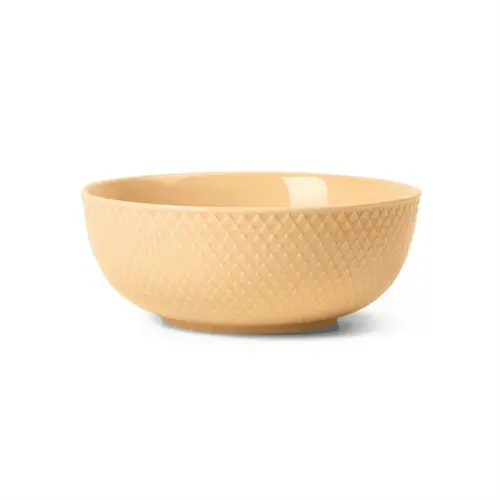 Lyngby Porcelæn Rhombe Color Skål Sand Ø15.5 cm