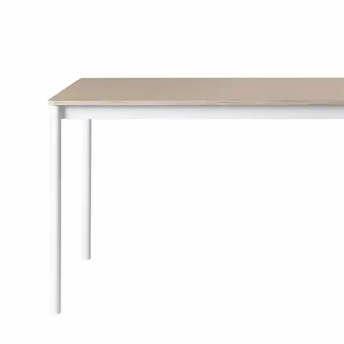 Muuto Base Spisebord Egetræsfiner/Krydsfinér/Hvid 250 x 90 cm