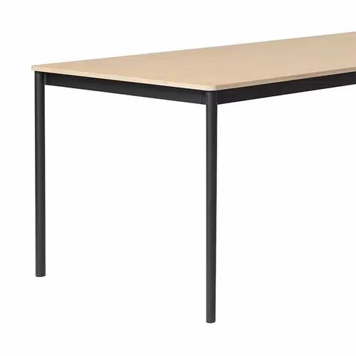 Muuto Base Spisebord Egetræsfiner/Krydsfinér/Sort 250 x 90 cm