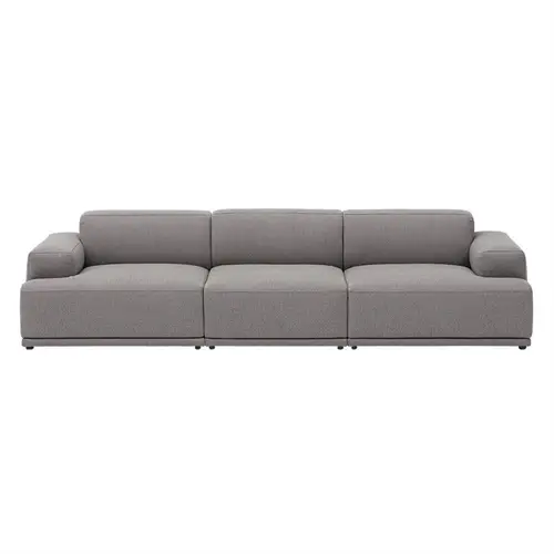 Muuto Muuto Connect Soft Modular 3 pers. sofa, konfiguration 1 - Re-wool 128