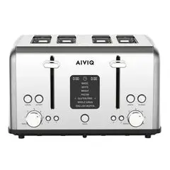 AIVIQ SmartToast Pro 4S Brødrister 4 Skiver - ABT-421 - Rustfrit stål