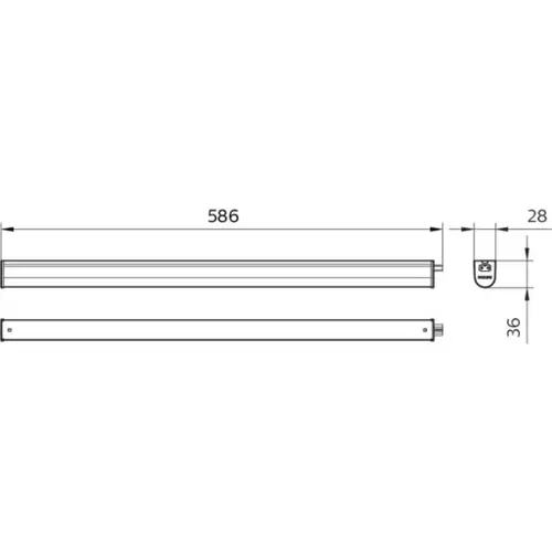 BN021C 1000LM/830 600MM