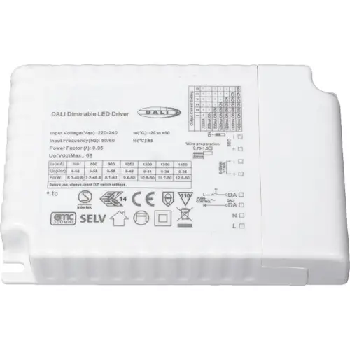 50W MULTI-CC DIMMABLE DRIVER