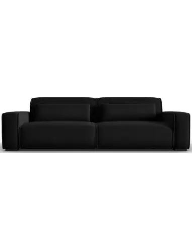 Lina 4-personers sofa i velour B248 cm - Sort