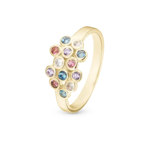 Christina Design London Jewelry & Watches - Colourful Champagne ring 800-4.10.B