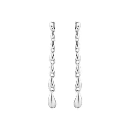 Georg Jensen - Reflect øreringe, ekstra lange sølv sterlingsølv