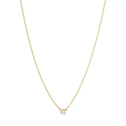 Georg Jensen - Signature Diamonds halskæde 0,05-0,20 ct. 18 kt. guld