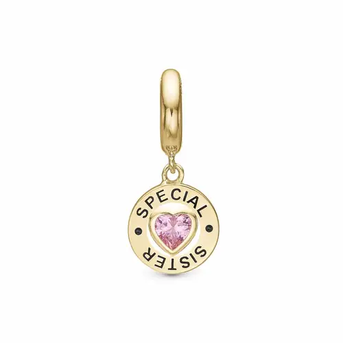 Christina Design London Jewelry & Watches - Special Sister charm forgyldt sølv sterlingsølv