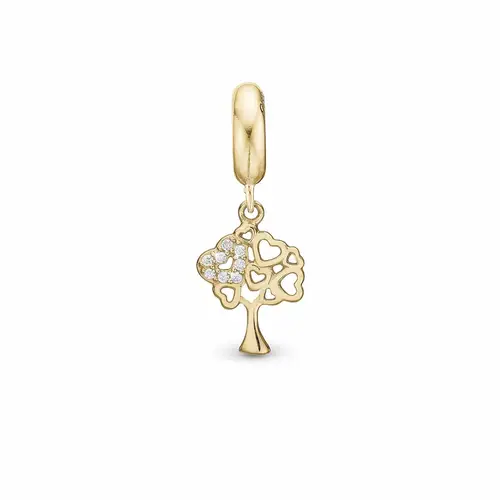 Christina Design London Jewelry & Watches - Tree of Hearts charm forgyldt sølv sterlingsølv