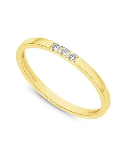 Diamond Collection by Vibholm - Diamantring 0,03 ct. 14 kt. guld