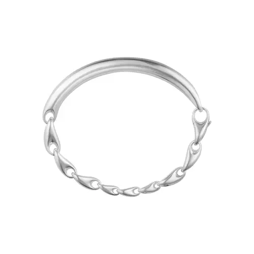 Georg Jensen - Reflect Chain Link ID armbånd Sølv