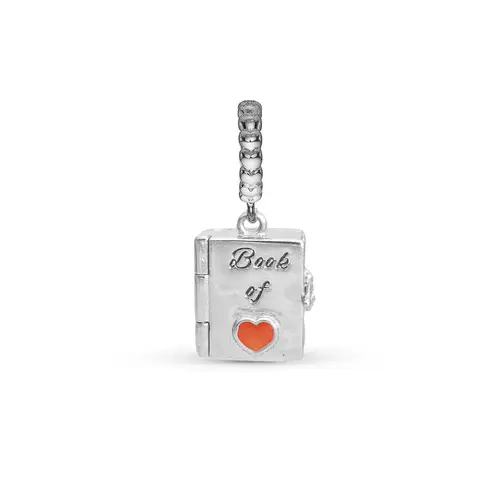 Christina Design London Jewelry & Watches - Book of Love charm, 4 mm Sølv