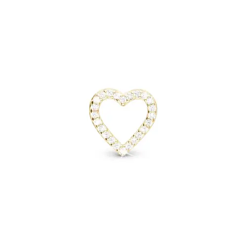 Christina Design London Jewelry & Watches - Shimmery Heart charm, 6 mm Forgyldt sterlingsølv