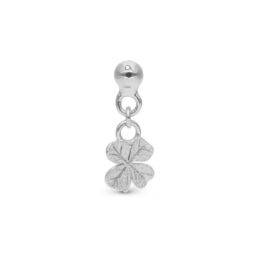 Christina Design London Jewelry & Watches - Dangling Four Leaf Clover ørering, 1 stk. Sterlingsølv