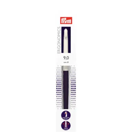 Prym Ergonomics Hæklenål Plast 18cm 9,00mm