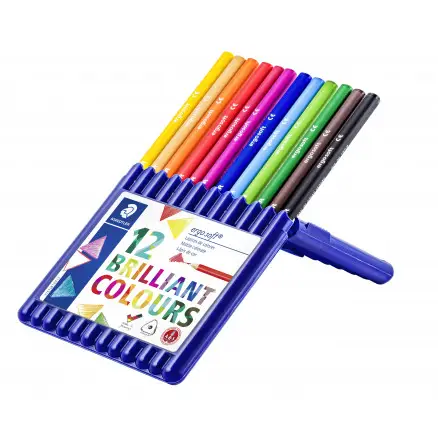 Staedtler Ergosoft Farveblyanter Ass. farver - 12 stk