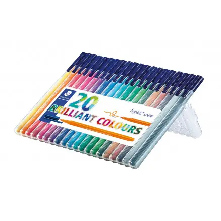 Staedtler Triplus Color Tuscher/Tusser Ass. farver 1mm - 20 stk