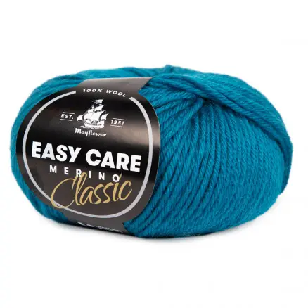 Mayflower Easy Care Classic Garn Unicolor 268 Tahiti Blå